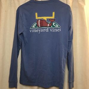 Vineyard Vines football long sleeve tee